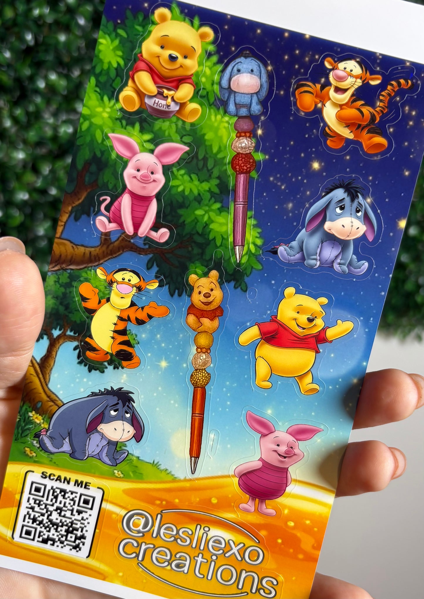 Pooh Inspired Stickers